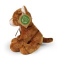 Rappa Plush cat sitting red 14 cm ECO-FRIENDLY
